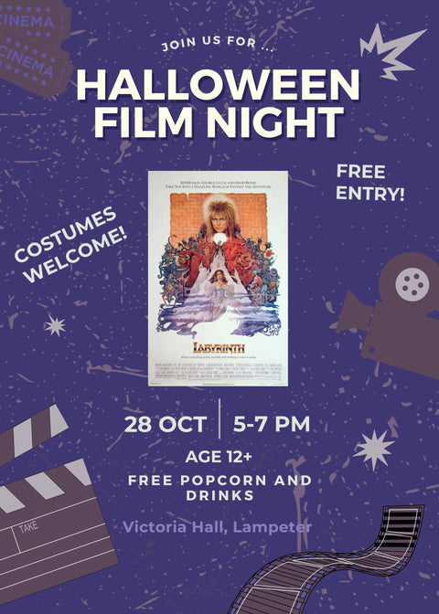 Halloween film night 28th October 2024