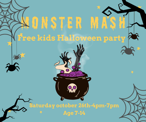 MONSTER MASH KIDS  PARTY 🎃 Saturday, October 26th